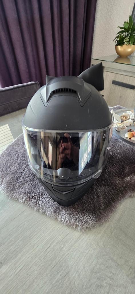 Vinz integraal motor helm met ingebouwd bluetooth en speaker, Ophalen of Verzenden, Tweedehands, Integraalhelm, Overige merken