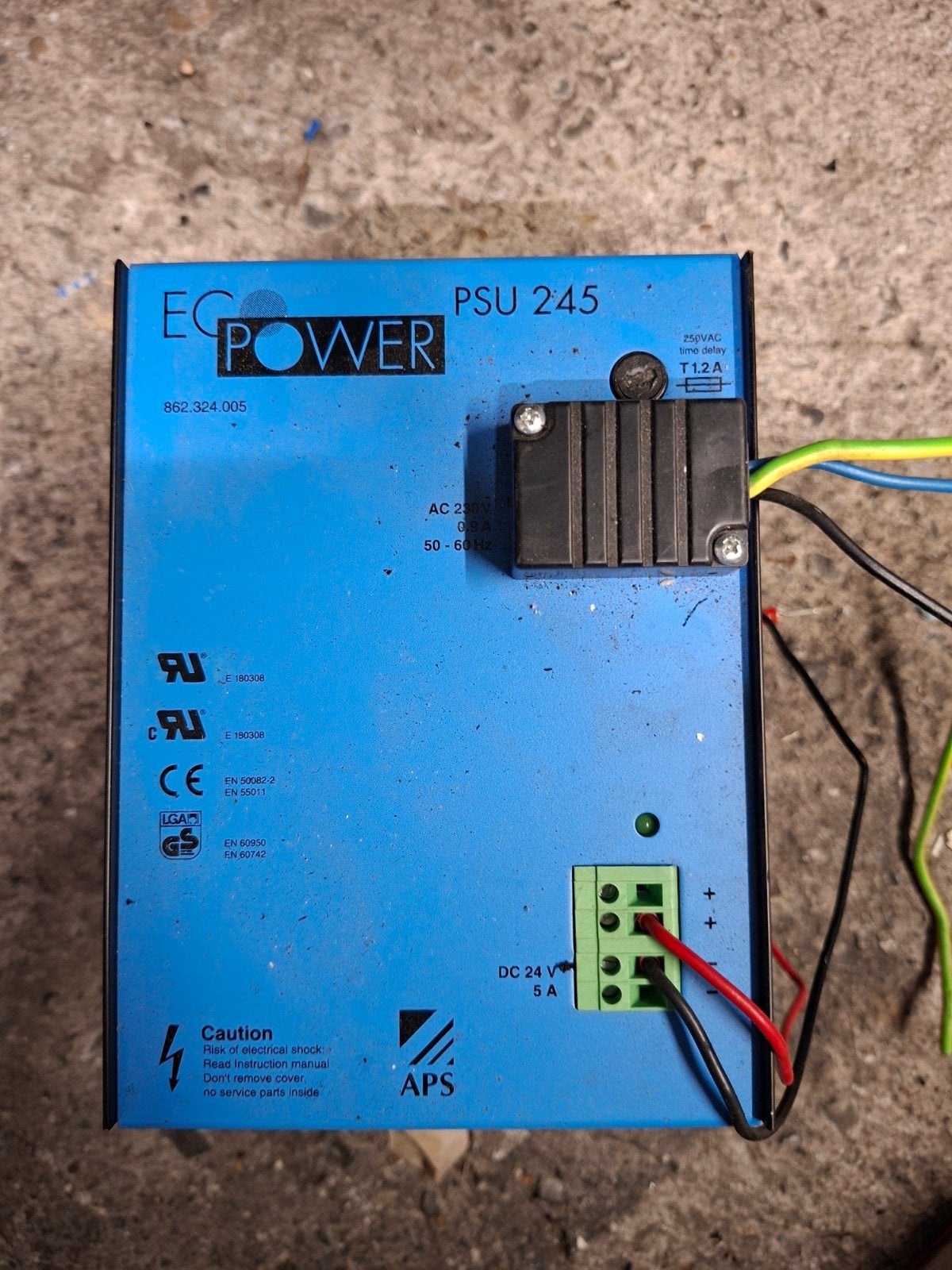 DC 24V 5A Voedingstransformator - ECOPOWER PSU 245, Hobby en Vrije tijd, Ophalen of Verzenden, Gebruikt