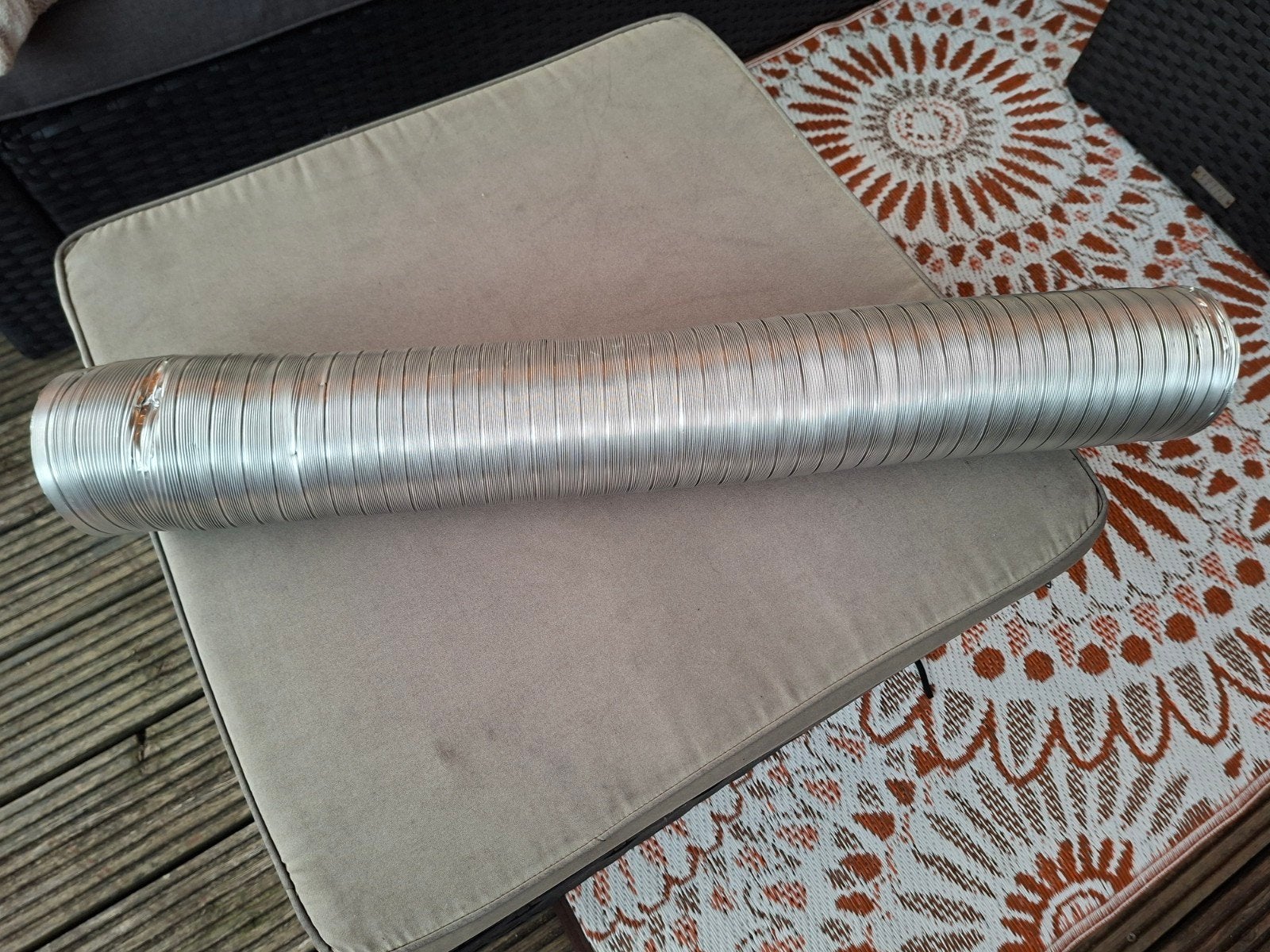 Sanivesk buis semi- rigide / Flexibele aluminum buis, Doe-het-zelf en Verbouw, Buizen en Afvoer, Nieuw, Overige typen, Aluminium