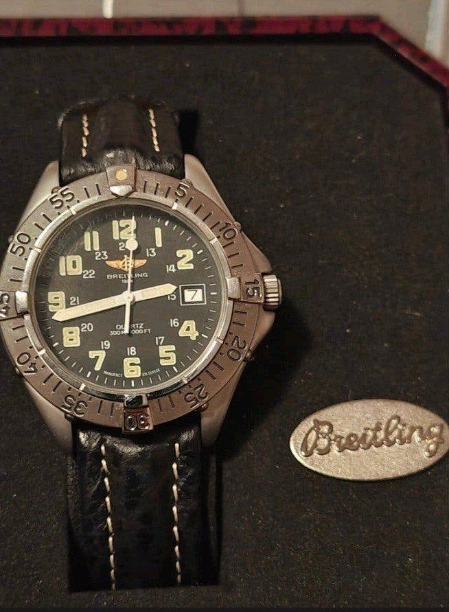 TE RUIL: breitling colt nos, breitling, MeisterSinger, Arman, Overige merken, Gebruikt, Staal, Polshorloge