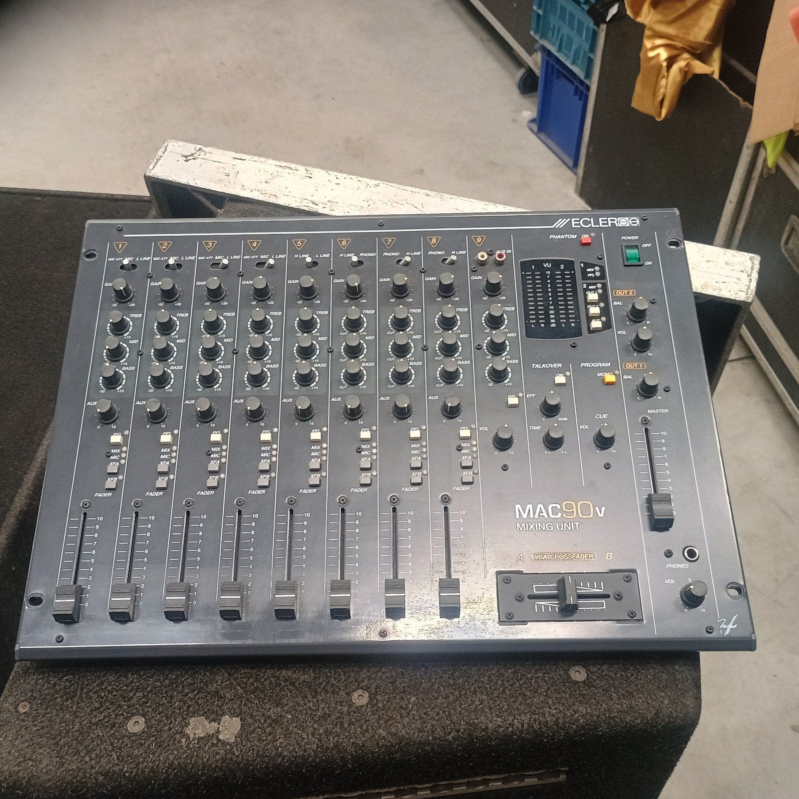 Ecler Mac 90 DJ Mixer - Professionele Mengtafel, Muziek en Instrumenten, Mengpanelen, Ophalen of Verzenden, Gebruikt, 5 tot 10 kanalen