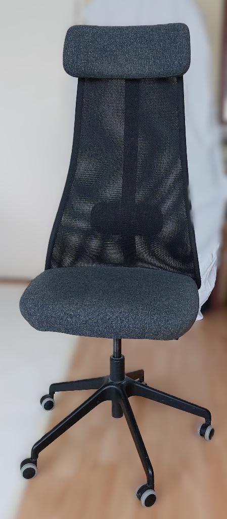 Bureaustoel model JÄRVFJÄLLET van IKEA (burostoel), Ophalen, Gaming bureaustoel, Zwart, Zo goed als nieuw