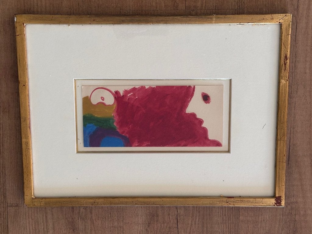 Eugene Brands gouache, Ophalen of Verzenden