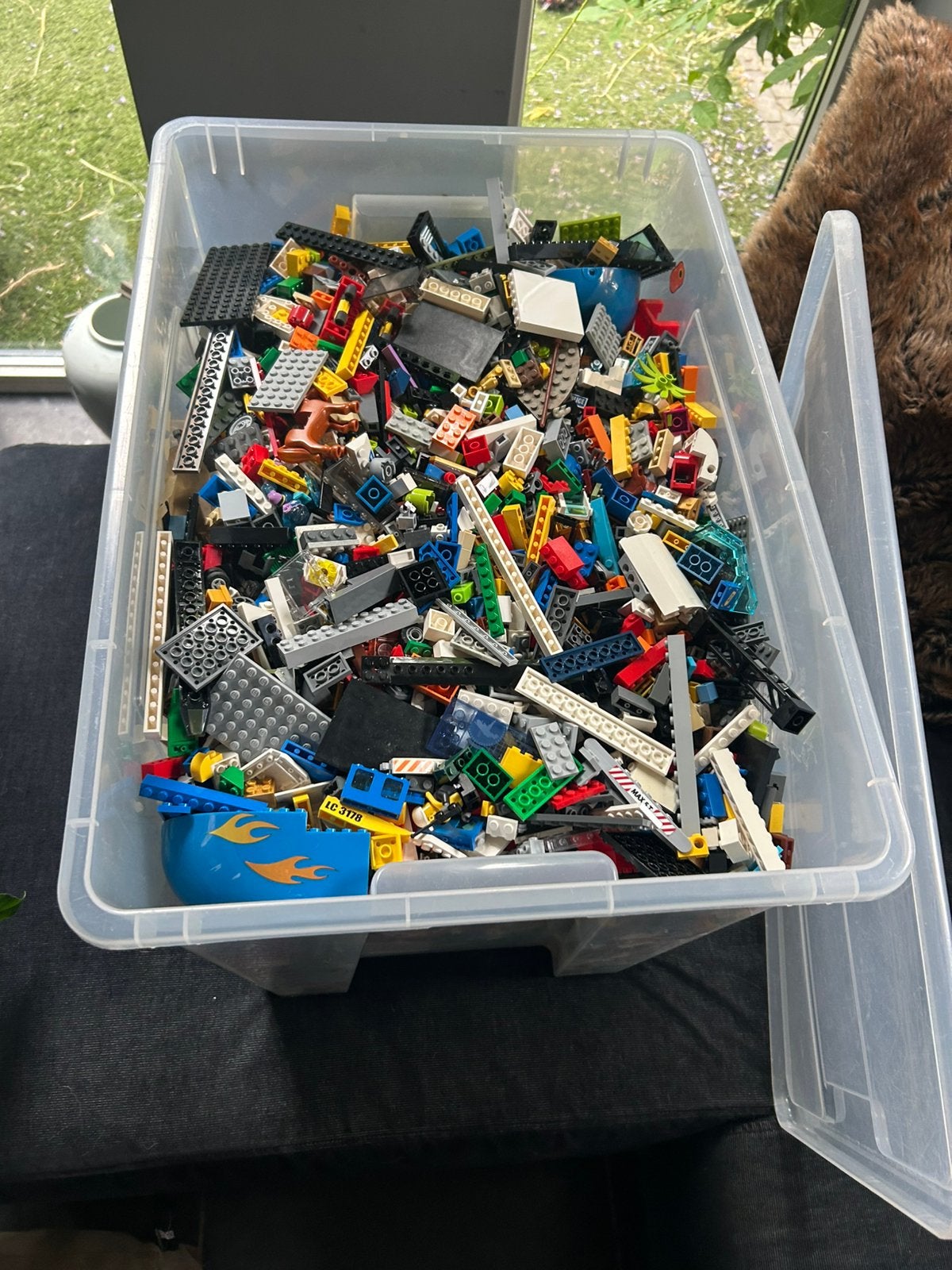 Grote bak losse lego ( 15 kilo ), Kinderen en Baby's, Ophalen, Zo goed als nieuw