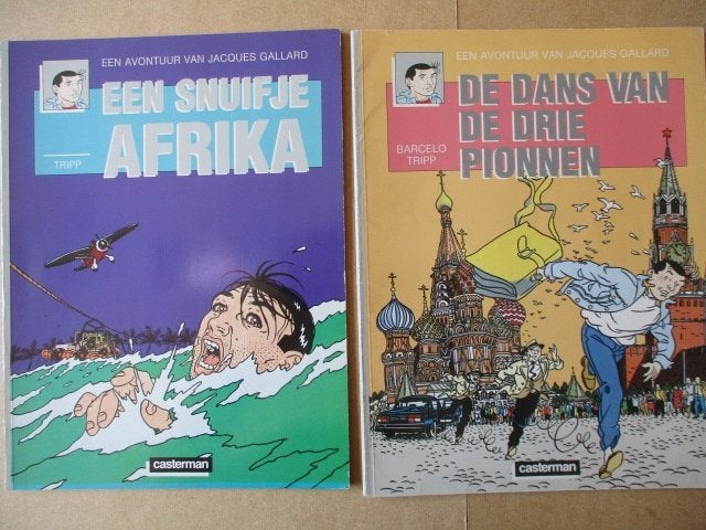 w0144 jacques gallard 1 t/m 4, Boeken, Meerdere stripboeken, Ophalen, Gelezen