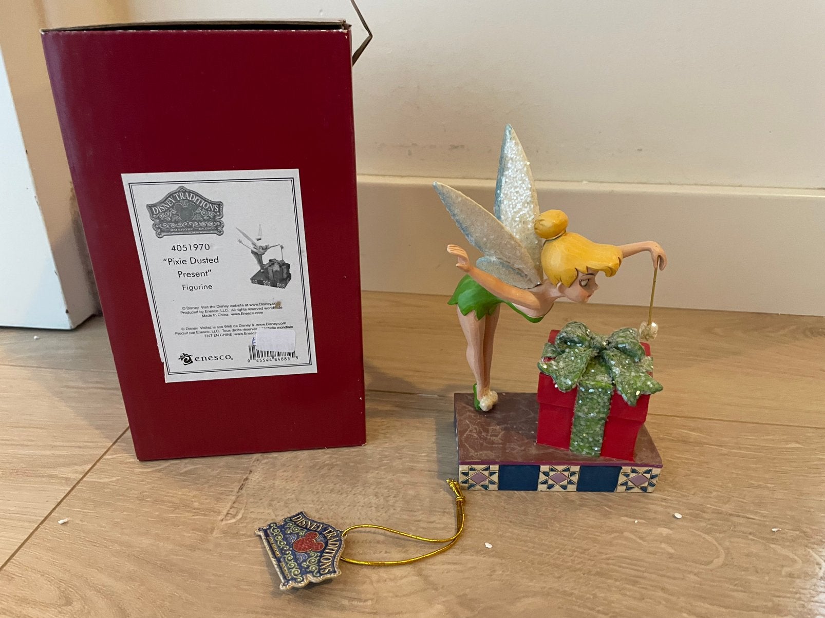 Jim shore Disney traditions kerstmis Tinker Bell Pixie, Verzamelen, Disney, Ophalen of Verzenden, Overige figuren, Zo goed als nieuw