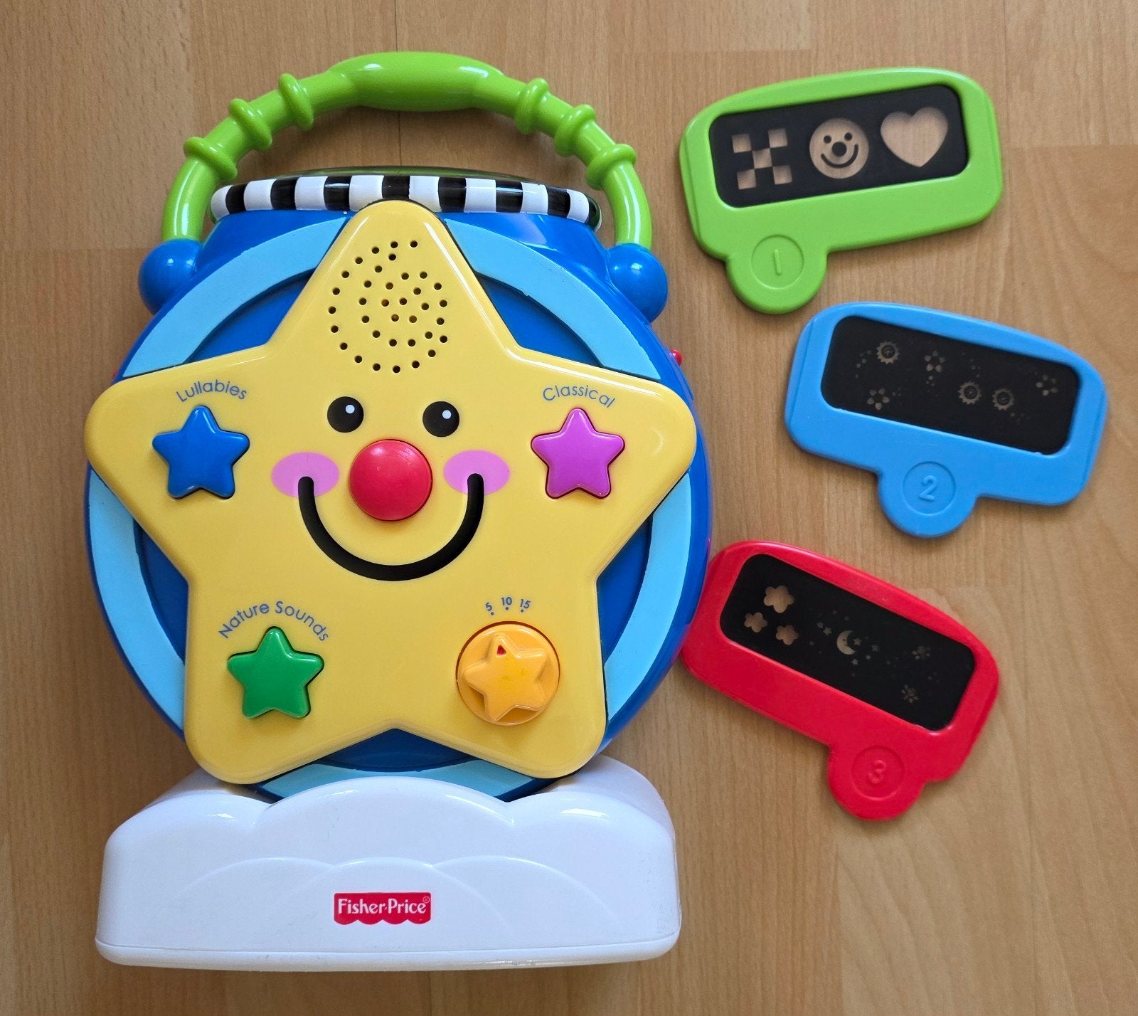 Fisher-Price sterren nachtlampje /muziek projector babykamer, Kinderen en Baby's, Ophalen of Verzenden, Speelset