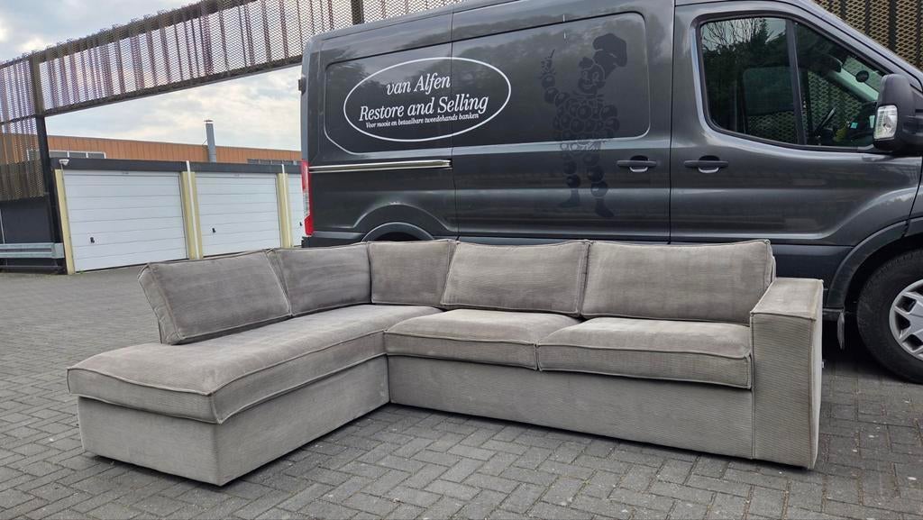 Prachtige WOOOD Loungebank, Ophalen of Verzenden, Zo goed als nieuw
