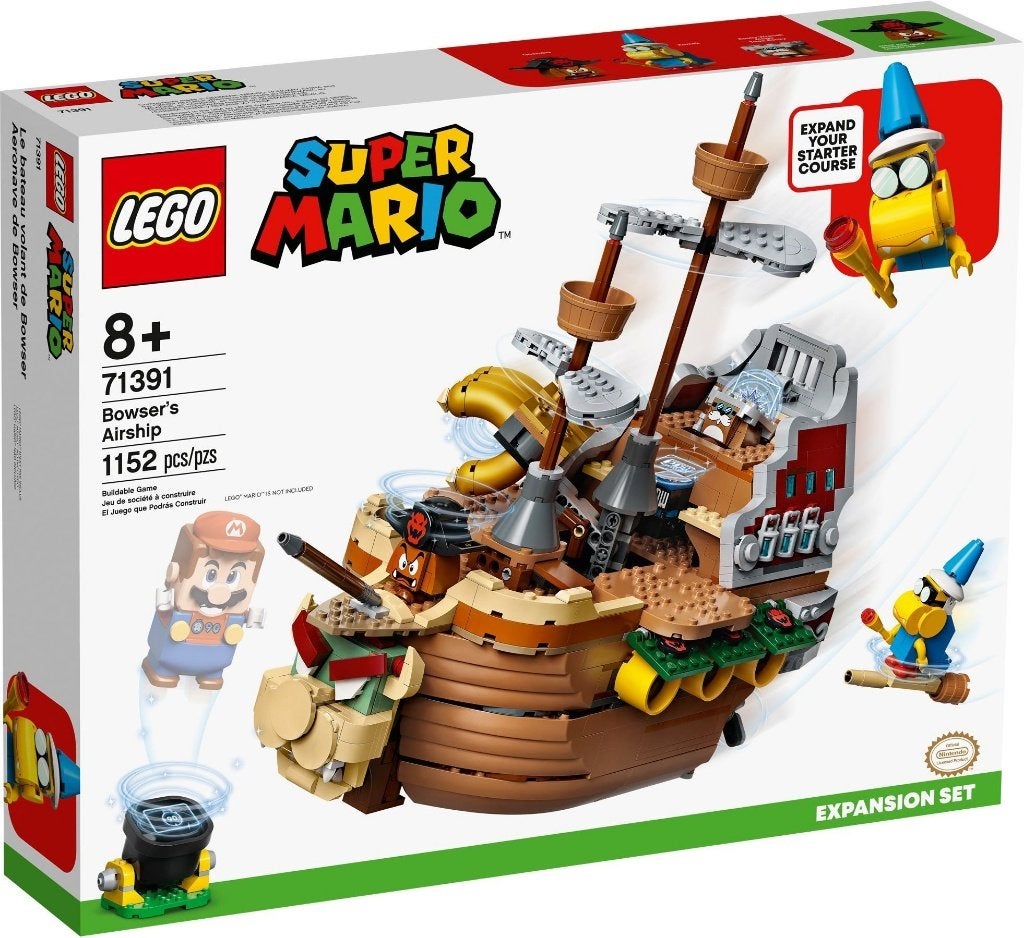 LEGO 71391 Bowser's Airship (Super Mario, Expansion Set), Overige thema's, Nieuw, Ophalen of Verzenden, Complete set