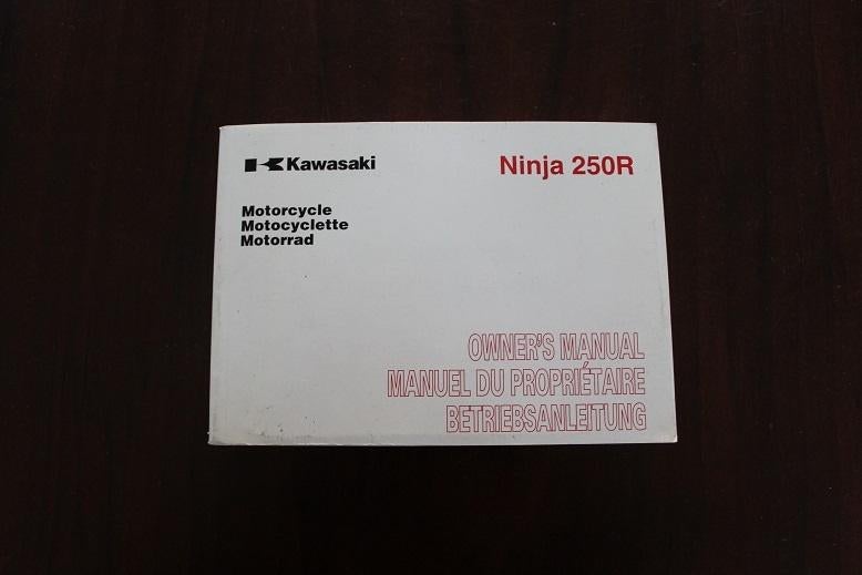 Kawasaki Ninja 250R 2008 motorcycle owner's manual EX250K, Ophalen of Verzenden, Yamaha