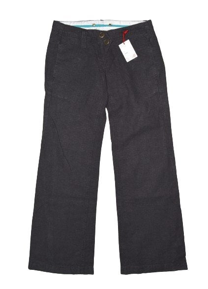 Nieuwe Gsus flare broek, linnen, antraciet, Mt. M, Verzenden, Zwart, Nieuw, Lang