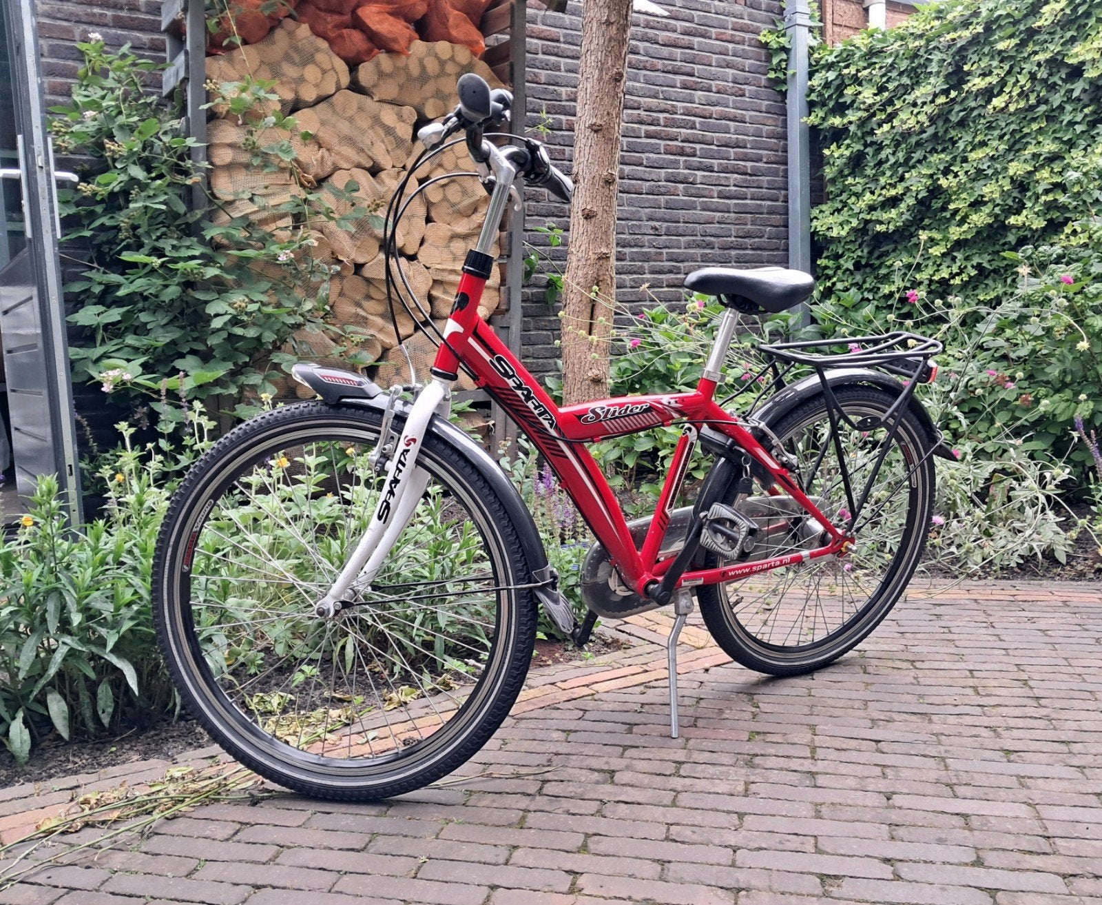 Mooie Sparta Slider rood/zwart jongensfiets (6-11 jaar), Ophalen, Sparta, Velgrem, Versnellingen