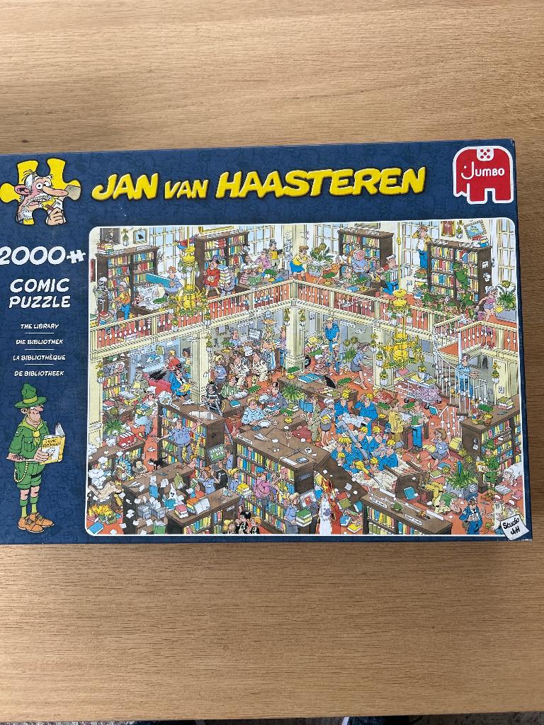 Jan van Haasteren 2000 stuks, Hobby en Vrije tijd, Denksport en Puzzels, Ophalen, Meer dan 1500 stukjes, Zo goed als nieuw, Legpuzzel