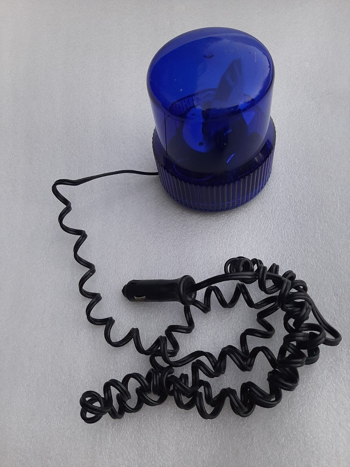 Blauw Zwaailicht met Spiraalkabel en 12V Stekker, Auto diversen, Ophalen of Verzenden