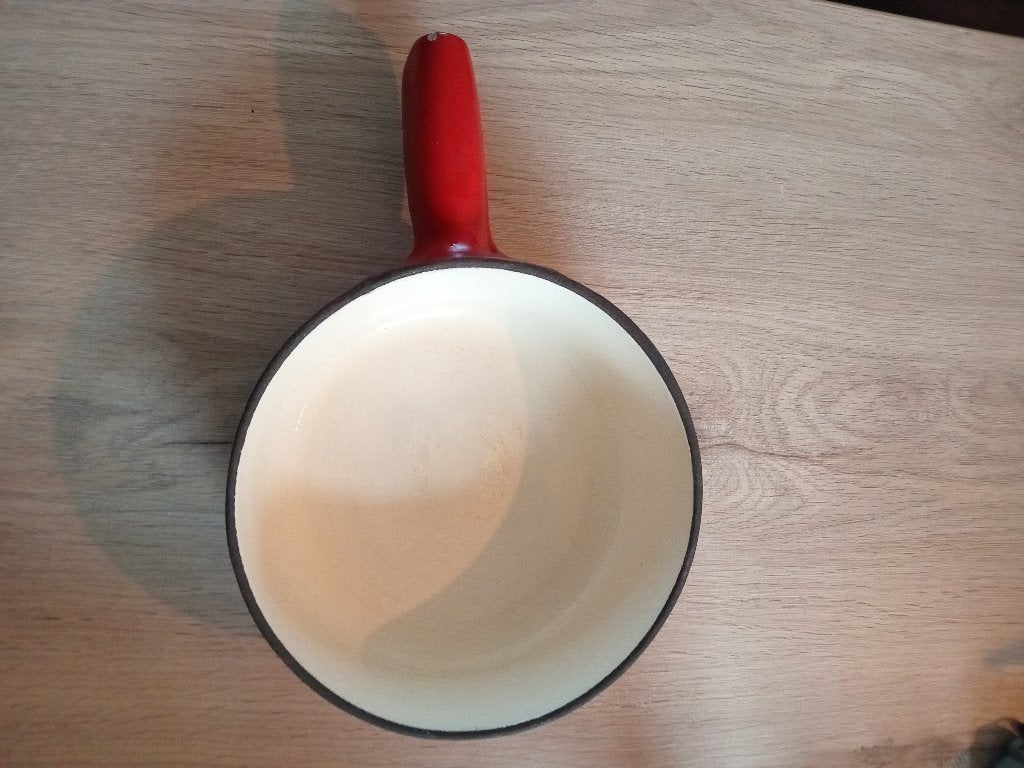 gietijzeren steelpan, Ophalen of Verzenden, Gebruikt, Gietijzer, Overige typen