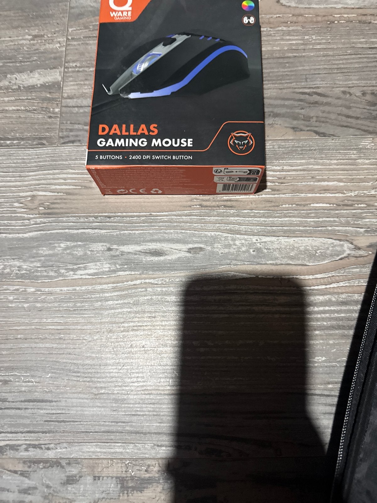 Nieuwe Dallas Gaming Muis - 5 Knoppen, 2400 DPI, Ophalen of Verzenden, Nieuw, Muis, Gaming muis