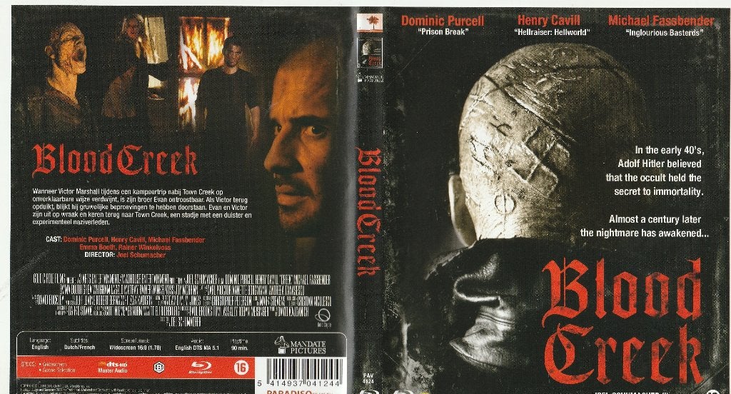 Blood creek blu ray ( ned. Ondert. ), Ophalen of Verzenden, Zo goed als nieuw, Thrillers en Misdaad
