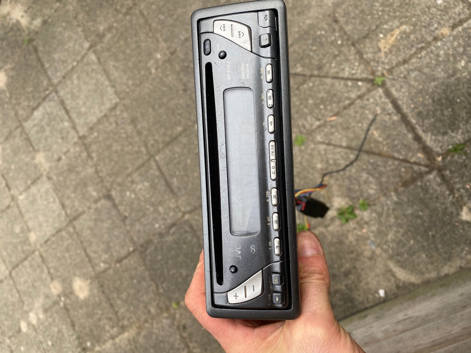 Cd speler merk JVC Bluetooth, Auto diversen, Autoradio's, Ophalen, Zo goed als nieuw