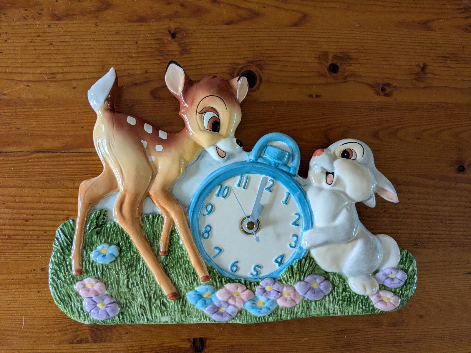 Disney Bambi & Stampertje klok - Keramiek/Porselein, Antiek en Kunst, Ophalen of Verzenden