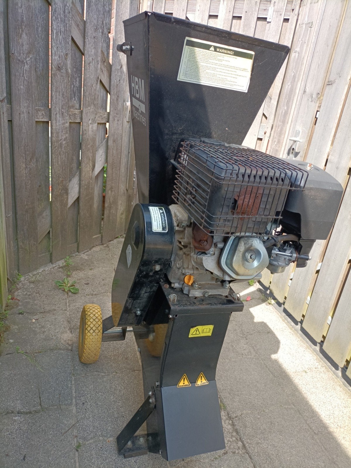 Hakselaar met een 15 pk 4-takt benzine motor, Ophalen of Verzenden, Gebruikt