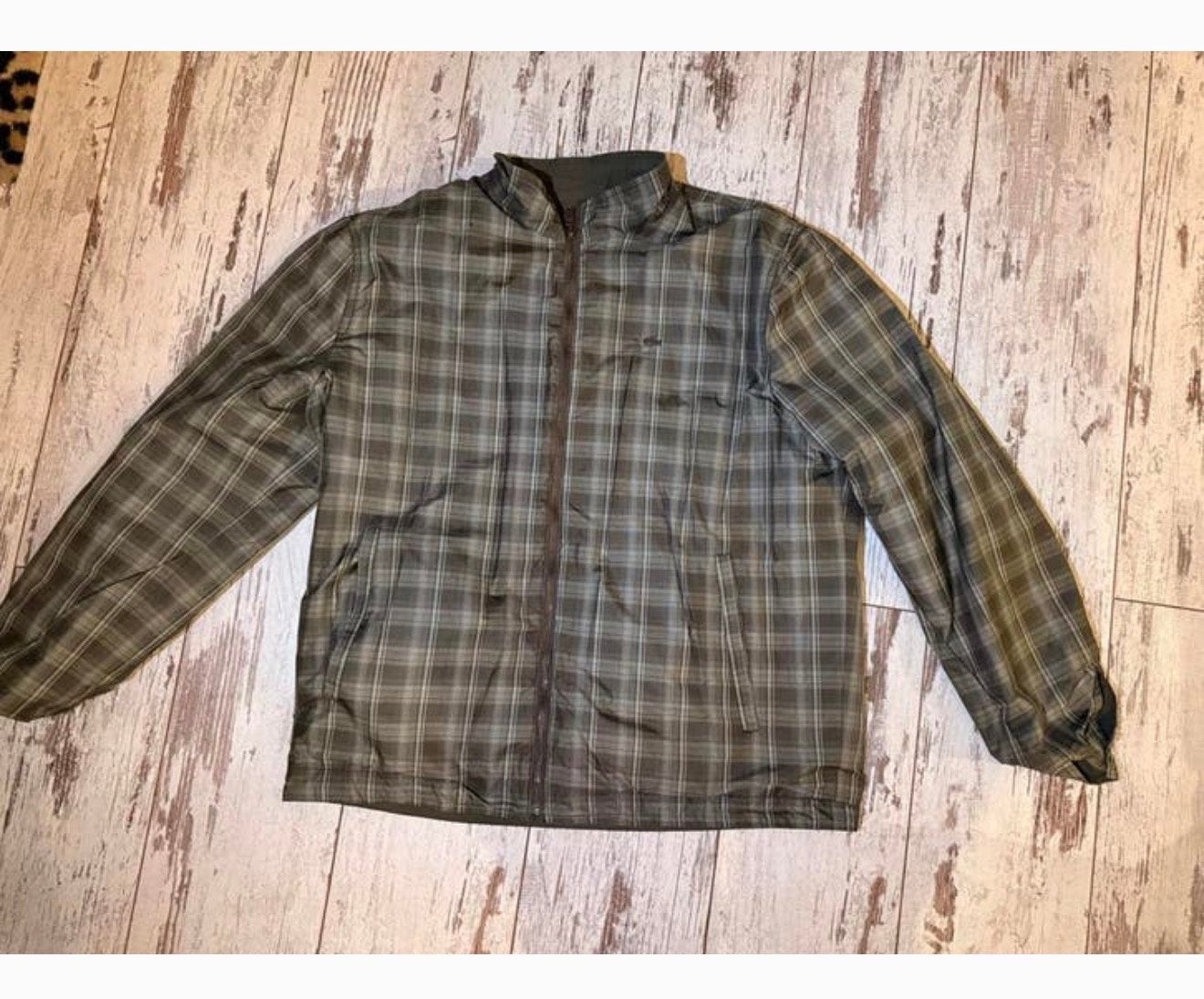 Lacoste dubbelzijdig jasje - Maat XL, Ophalen of Verzenden, Gedragen, Maat 56/58 (XL), Groen