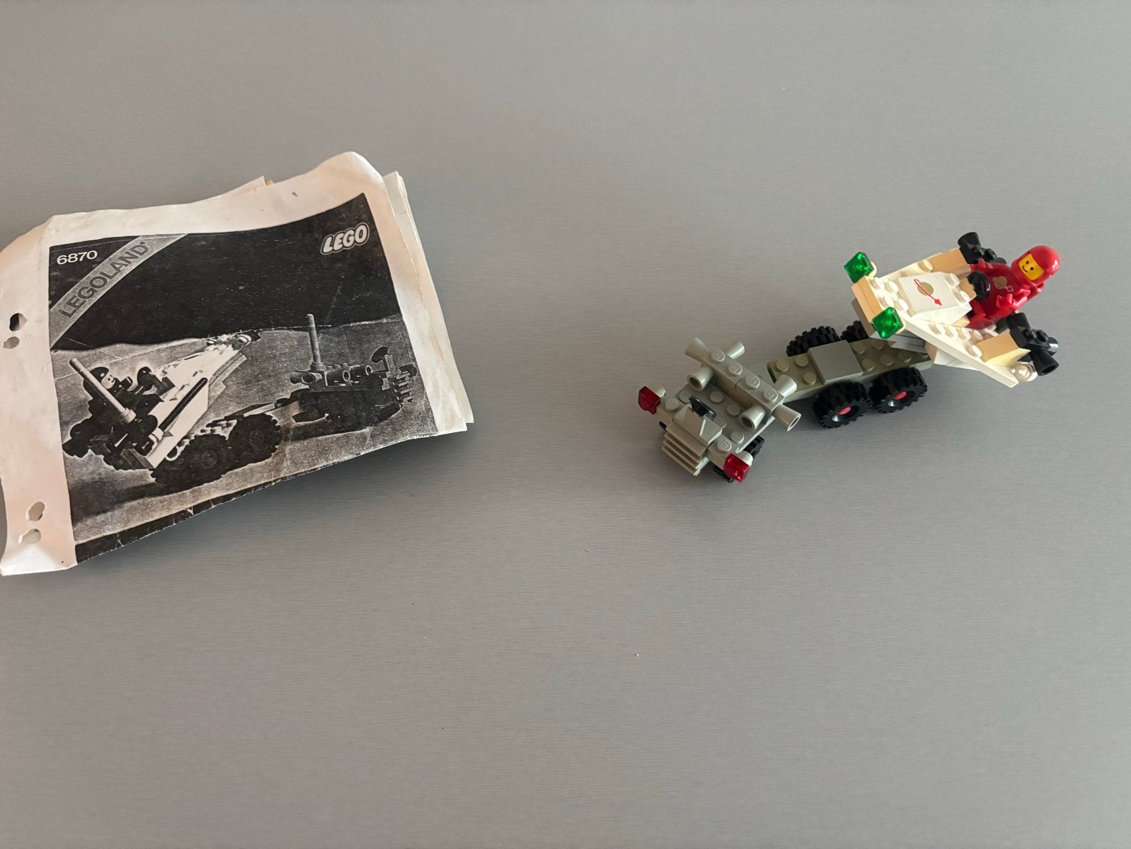 Lego Legoland 6570 - Ruimtevoertuig met minifiguur, Gebruikt, Lego, Ophalen of Verzenden, Compleet