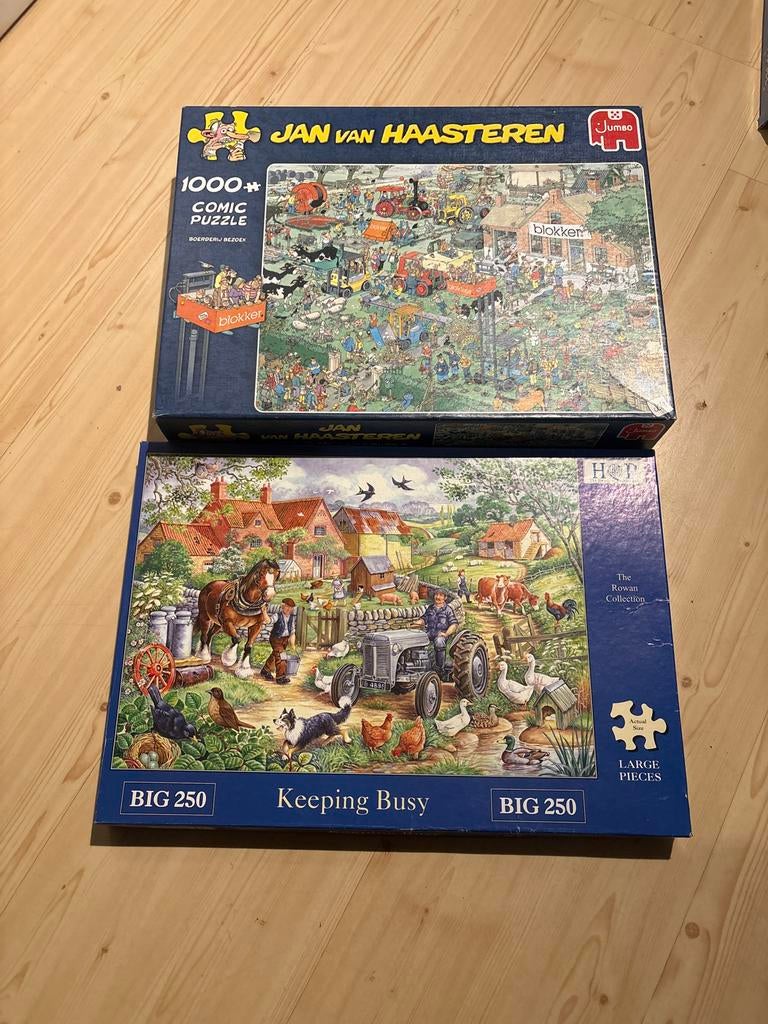 Jan van Haasteren en Keeping Busy puzzels, Hobby en Vrije tijd, Denksport en Puzzels, Ophalen of Verzenden, 500 t/m 1500 stukjes