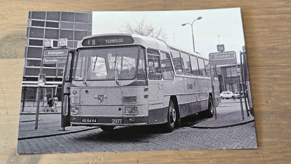 Foto BUS VAD Apeldoorn 2977, Ophalen of Verzenden, Gebruikt, Bus of Metro, Overige typen