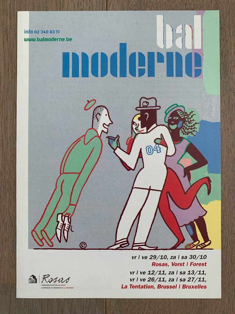 EVER MEULEN - folder Bal Moderne 2004 - Rosas * NIEUW, Ophalen of Verzenden, Overige figuren, Nieuw, Gebruiksvoorwerp