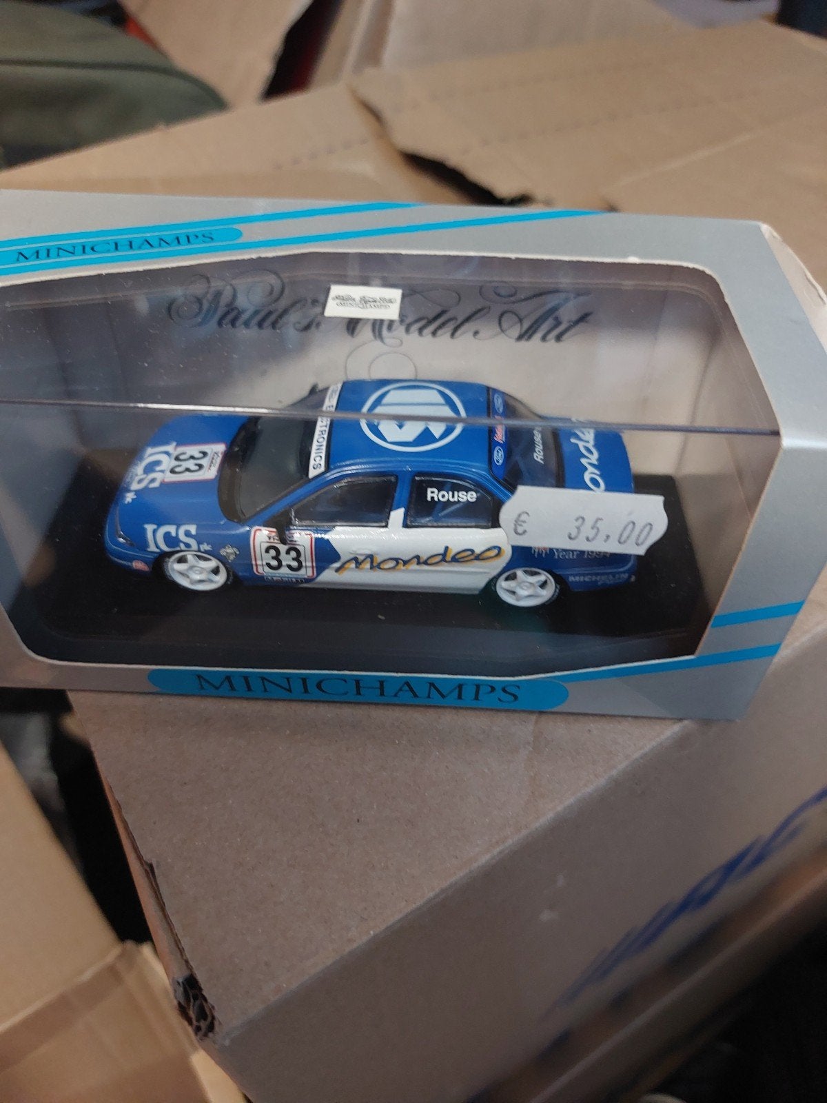 Minichamps Ford Mondeo BTCC #33 Rouse 1:43 modelauto, Overige merken, Auto, 1:32 tot 1:50, Ophalen of Verzenden