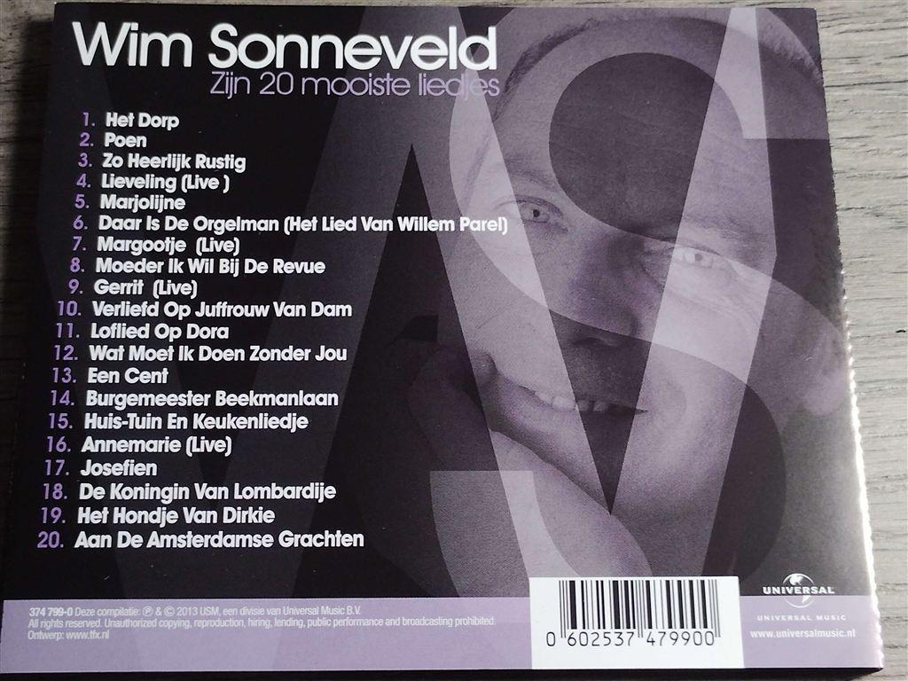 Wim Sonneveld ‎– Zijn 20 Mooiste Liedjes, Ophalen of Verzenden, Zo goed als nieuw, Levenslied of Smartlap