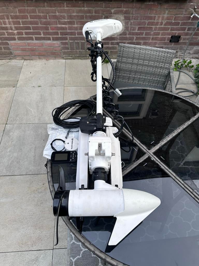 Frontroller Minn Kota Terrova Riptide 55lb GPS Trollingmotor, Ophalen, Zo goed als nieuw, Motor en Techniek, Motorboot