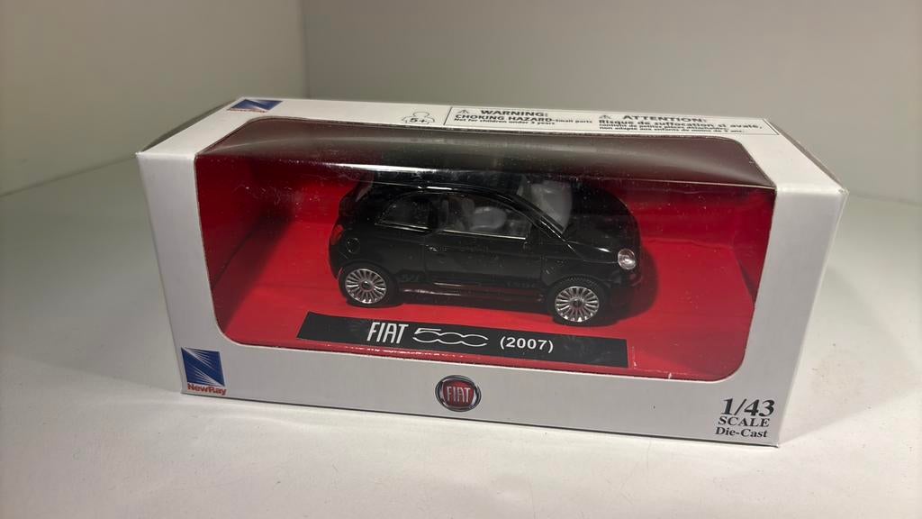Fiat 500 black  2007 new ray 1.43, Overige merken, Auto, Ophalen of Verzenden, A