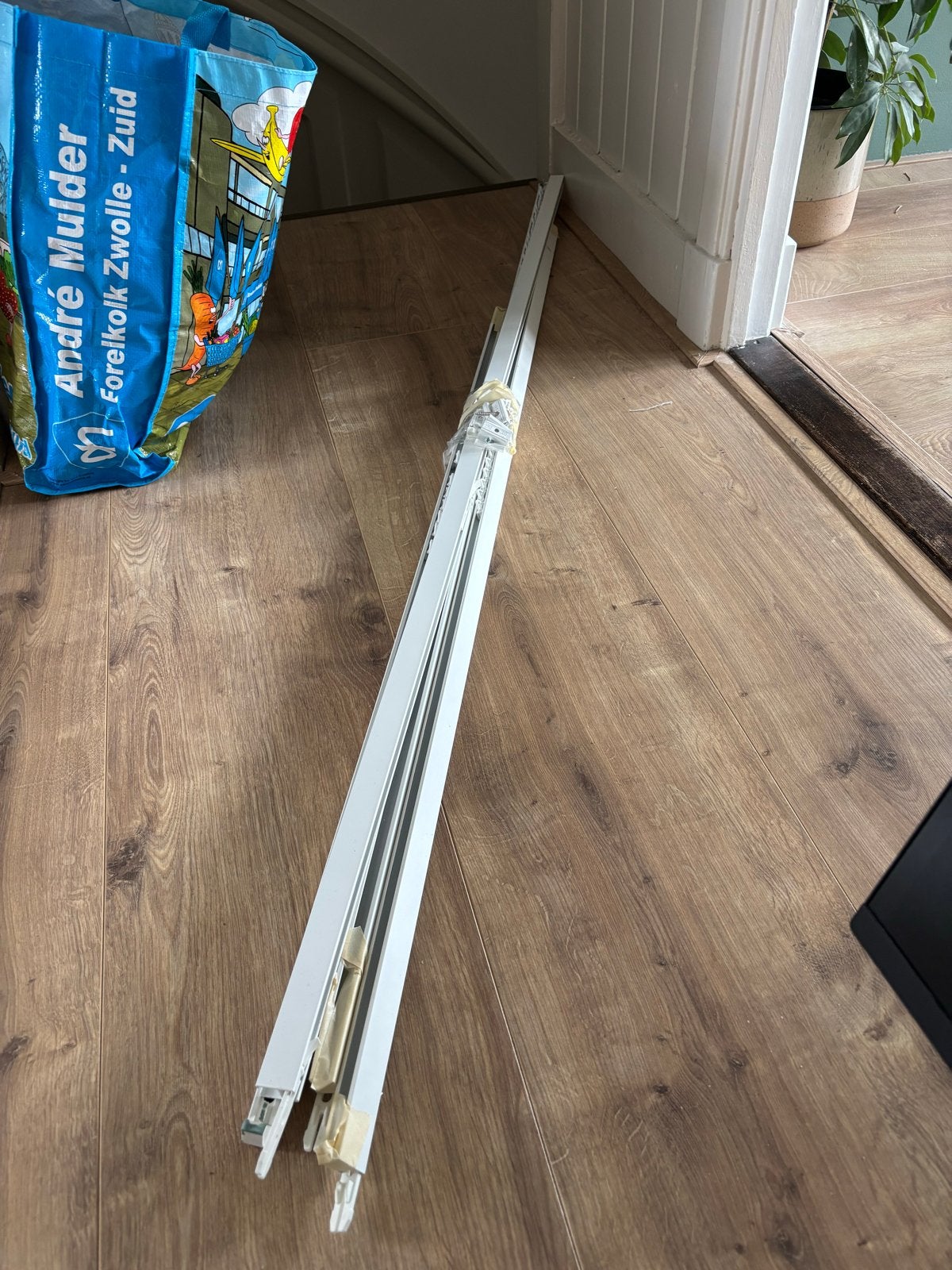Gordijnrails 5.11 meter lang - goede staat, Ophalen, Gebruikt, Overige typen