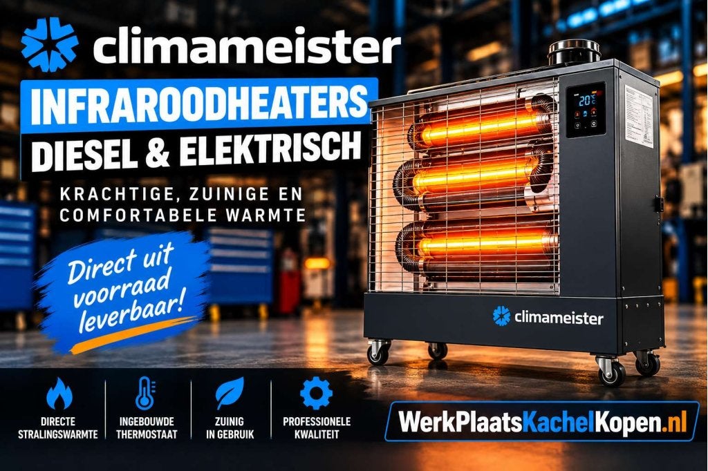 Diesel of Elektrische infrarood Heater Verwarming Kachel, Verzenden, Overige brandstoffen, Nieuw, Vrijstaand