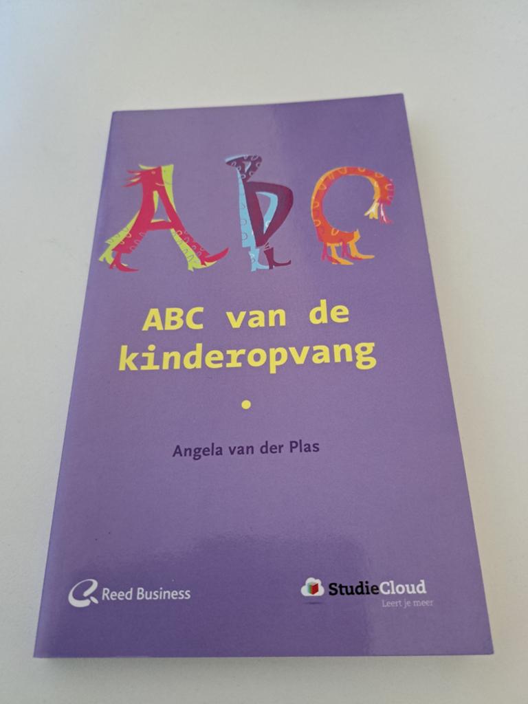Angela van der Plas - ABC van de kinderopvang, Ophalen of Verzenden, Alpha, Zo goed als nieuw, HBO