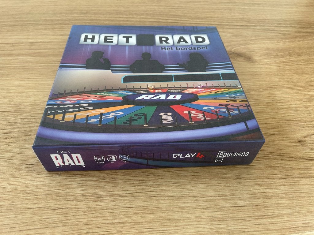 Het Rad, Het Bordspel, NIEUW!!, Een of twee spelers, Ophalen of Verzenden, Nieuw, Baeckens