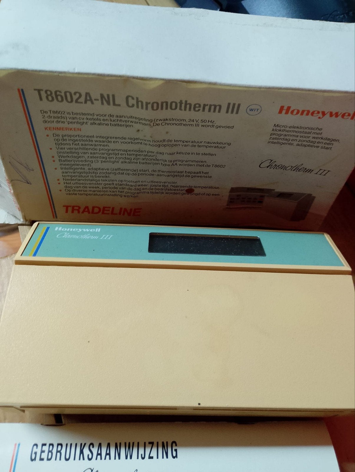Honeywell Chronotherm III T8602A-NL Thermostaat, Ophalen, Gebruikt