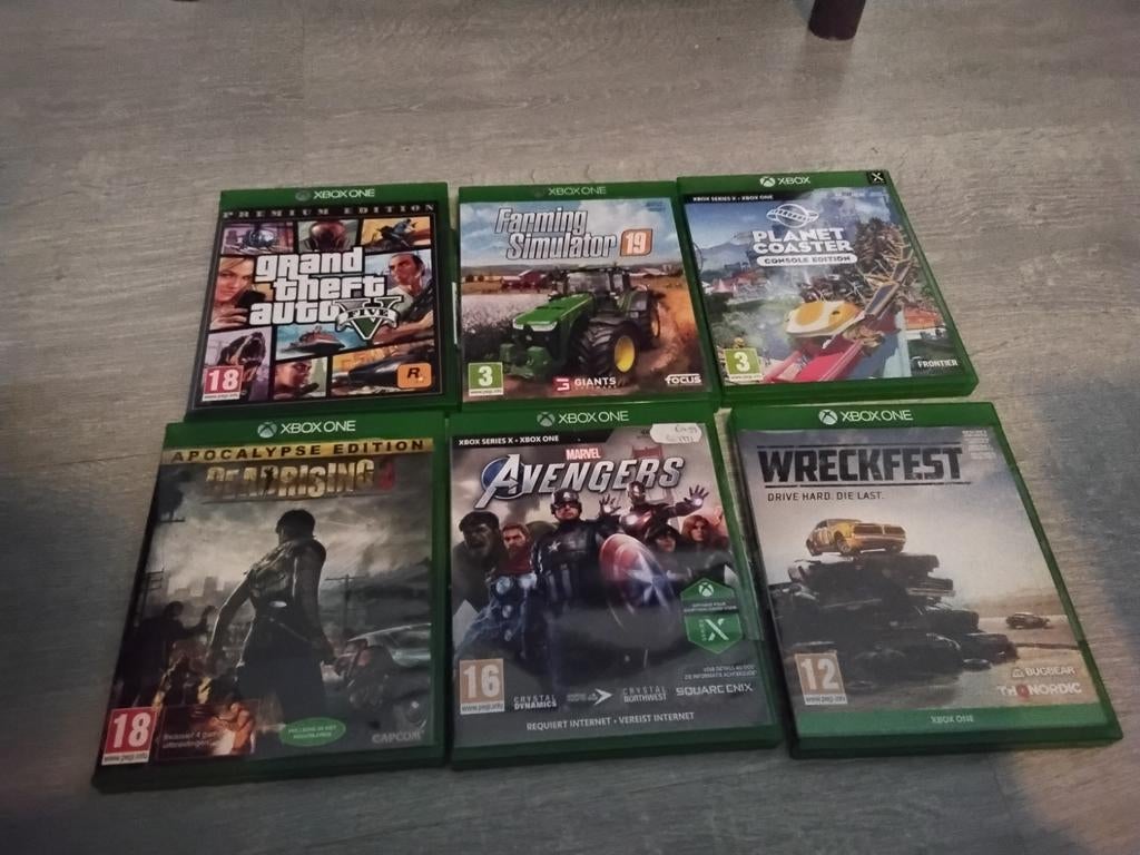 5 Xbox One Games Bundel, Avontuur en Actie, Online, Gebruikt, Vanaf 18 jaar