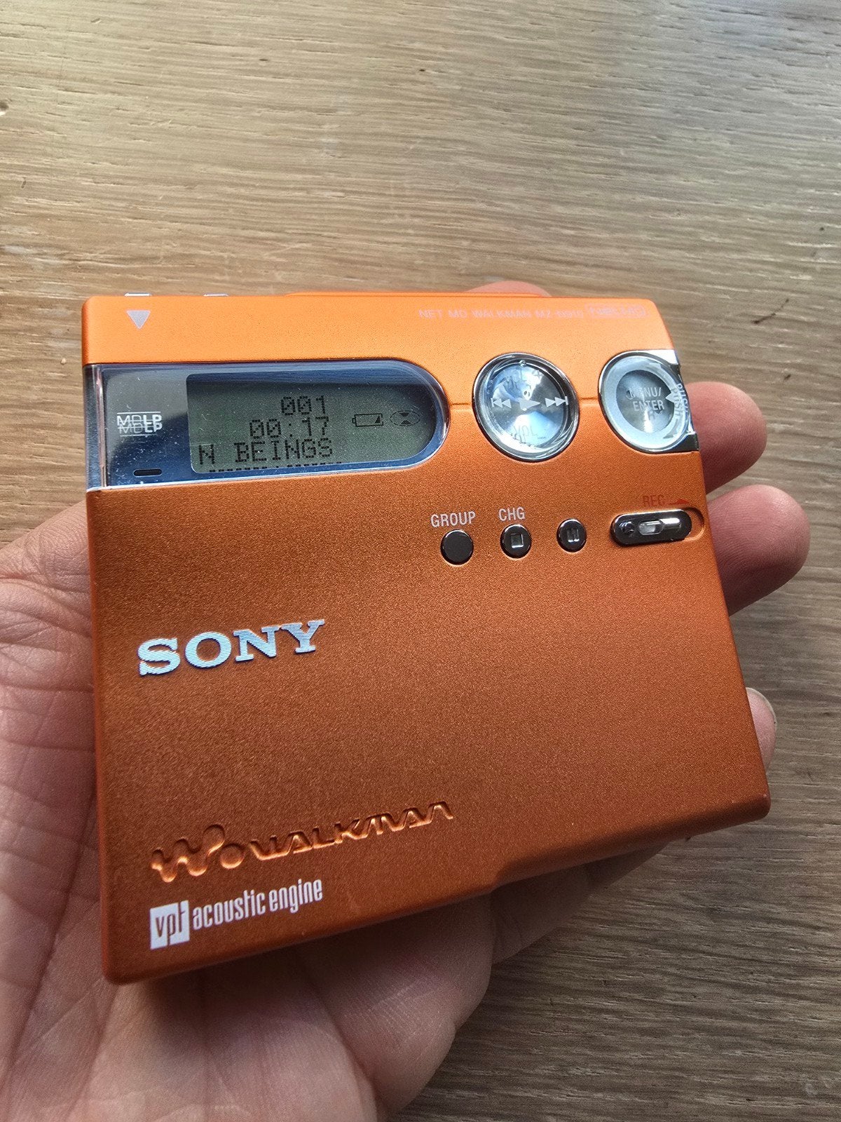Sony Mz-N910 Minidisc met originele Docking., Ophalen of Verzenden