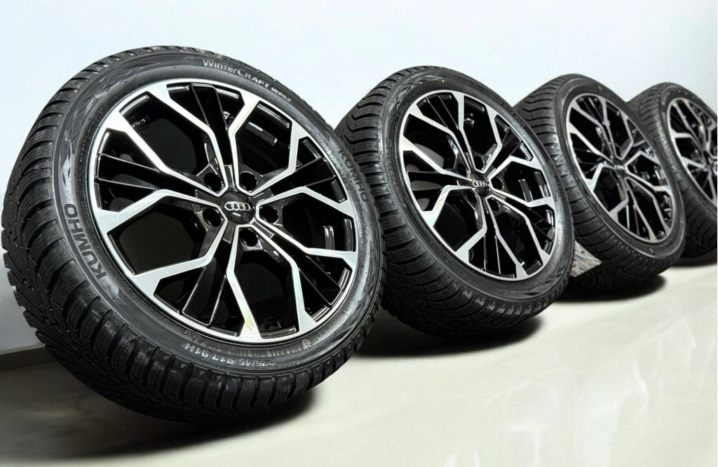 Audi A3 A4 VW Golf Caddy 17 inch met winterbanden, Niet ingevuld, Banden en Velgen, Niet ingevuld, Nieuw