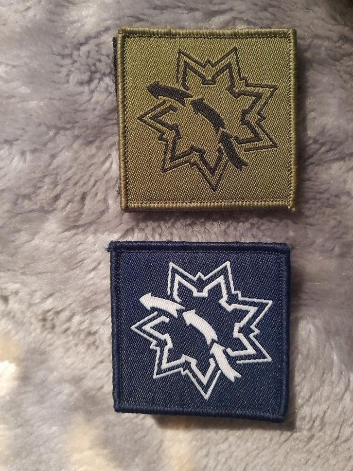 Borstembleem 5x5, Verzamelen, Ophalen of Verzenden, Marine, Nederland, Embleem of Badge