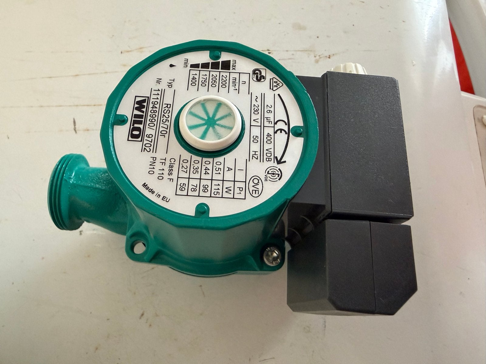 Wilo RS25/70r circulatiepomp - Nieuw in doos, Ophalen of Verzenden