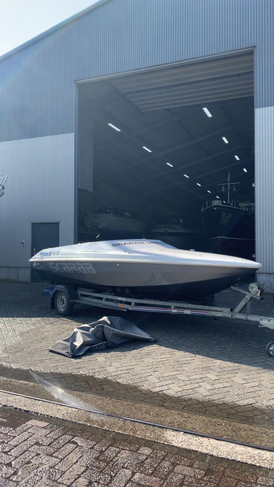 Scarab Sprint 19ft+trailer 220pk vaarklaar, Ophalen, Overige merken, Gebruikt, Binnenboordmotor