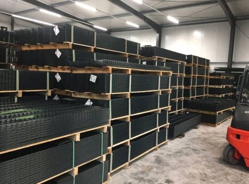 Dubbelstaafsmat 6-5-6, 25 meter pakket (diverse hoogtes), Ophalen, Nieuw, IJzer, Dubbelstaafmat hekwerk