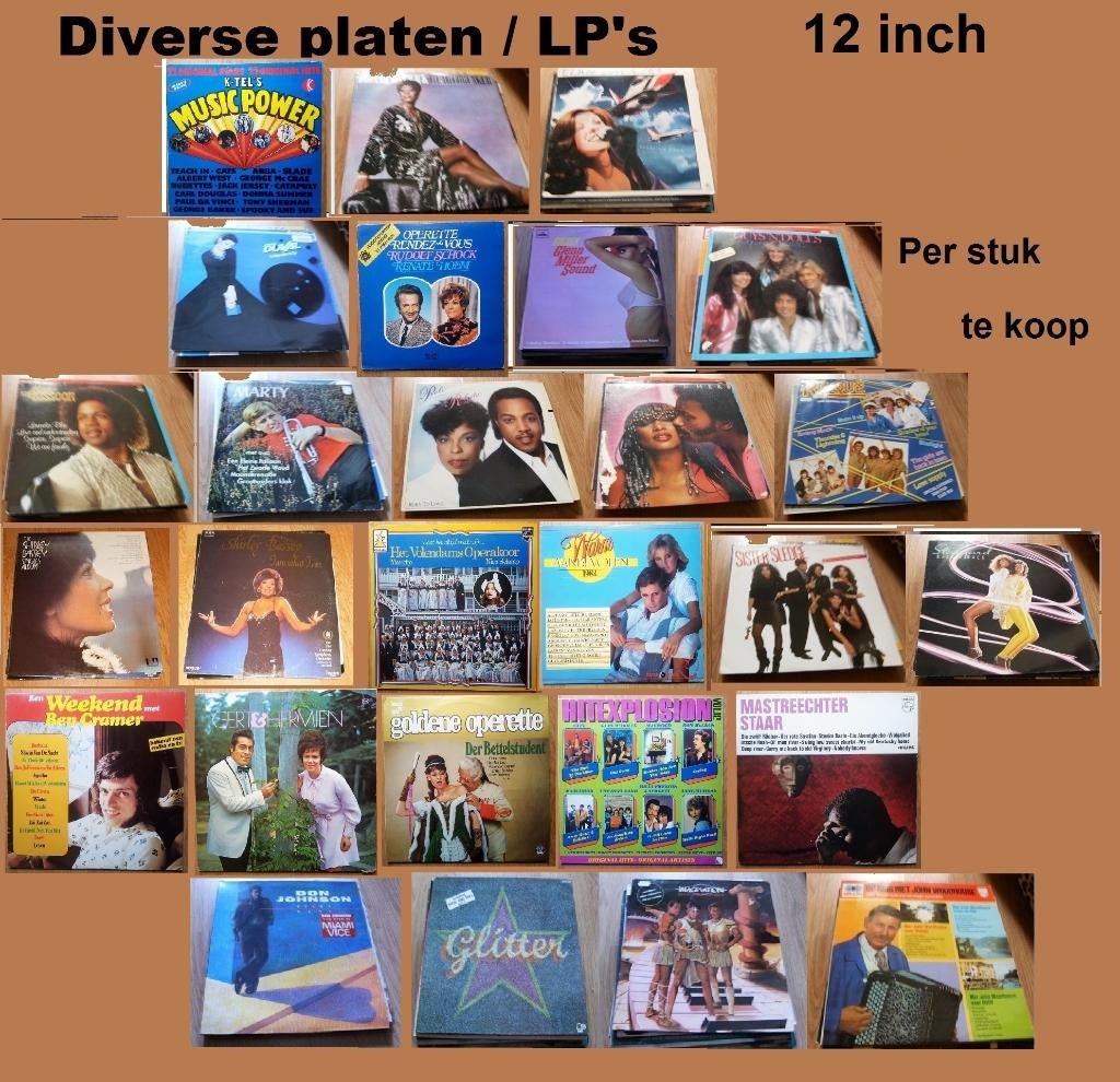 Diverse LP s / Platen en Albums, Beschermende buitenhoes, Ophalen, Zo goed als nieuw, 12 inch