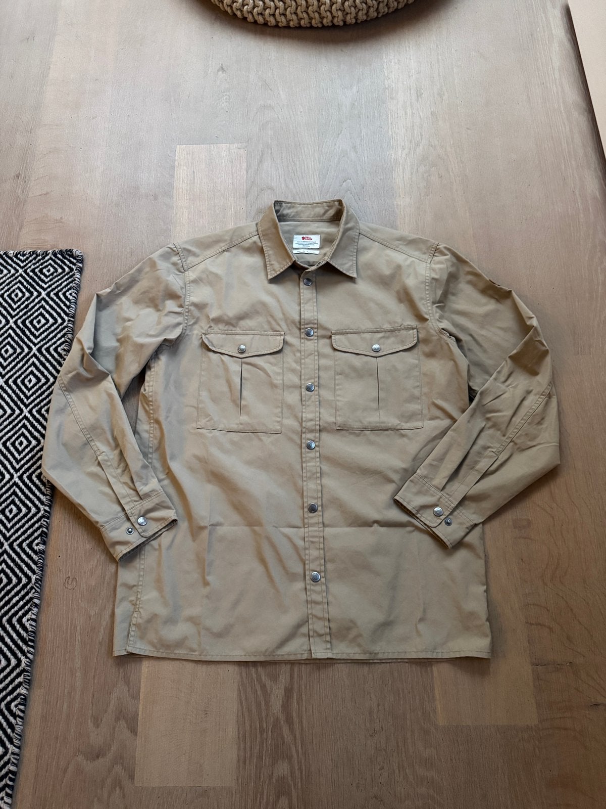 Prachtige fjallraven g1000 shirt maat xl beige, Ophalen of Verzenden, Zo goed als nieuw, Beige, Halswijdte 43/44 (XL)