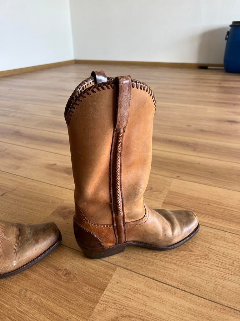 Loblan Cowboylaarzen Heren Maat 41 - Bruin Leer, Ophalen of Verzenden, Gedragen, Bruin, Boots