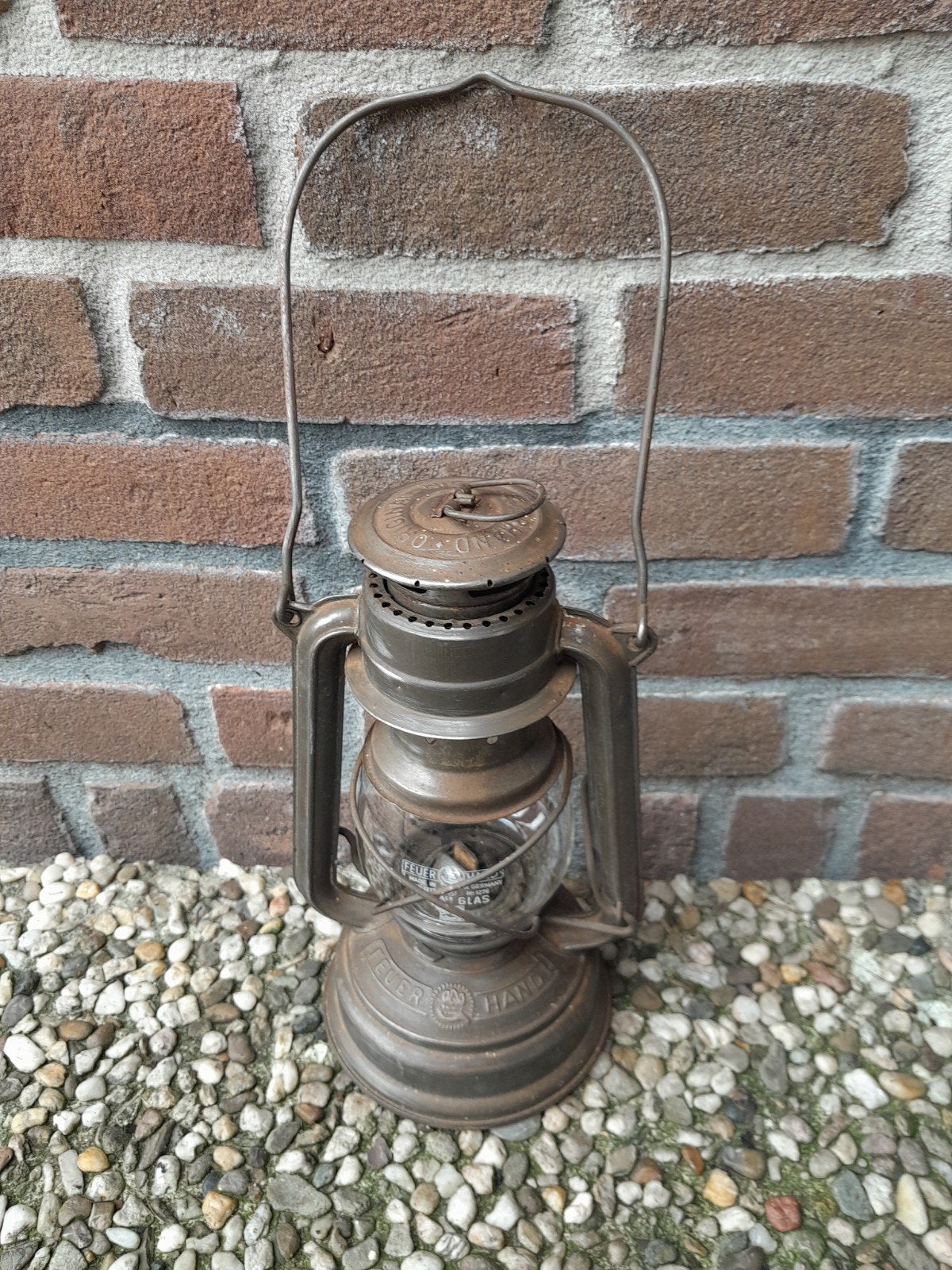 Oude Feuerhand stormlantaarn / stormlamp ., Ophalen of Verzenden