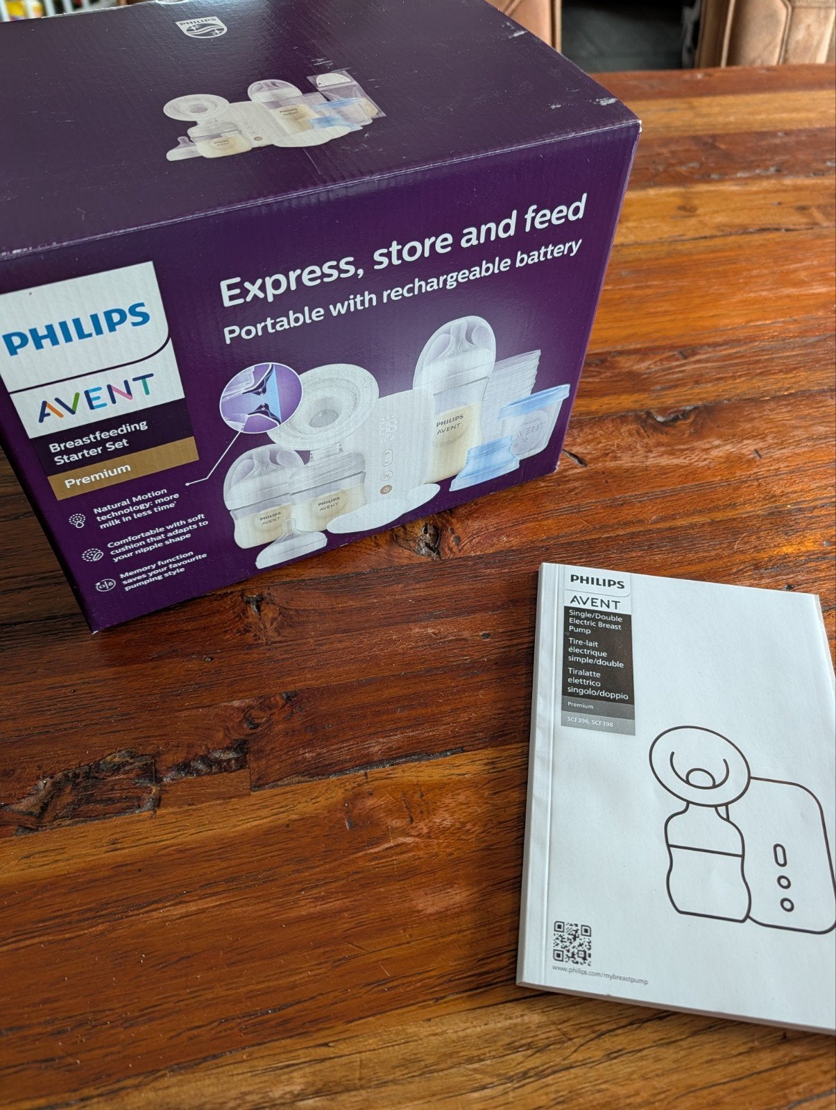 Philips borstkolf set met veel extra's, Ophalen of Verzenden, Gebruikt, Borstkolf